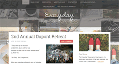 Desktop Screenshot of everydaymissionaries.com