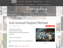 Tablet Screenshot of everydaymissionaries.com