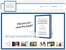 Tablet Screenshot of everydaymissionaries.org